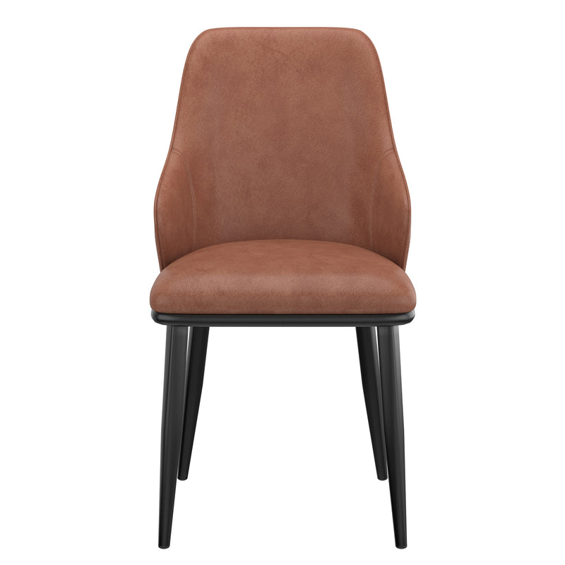 Kash Dining Chair, Faux Leather, Set Of 2