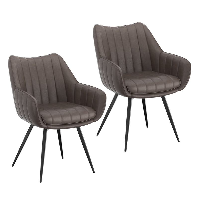Swivel Dining/accent Chair, Set Of 2