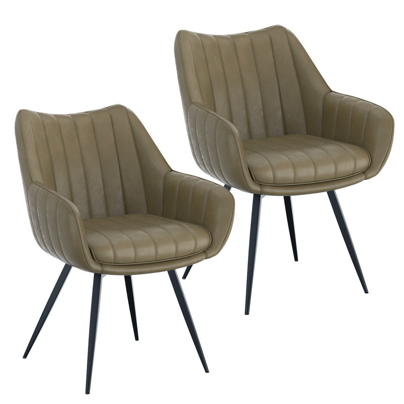 Swivel Dining/accent Chair, Set Of 2