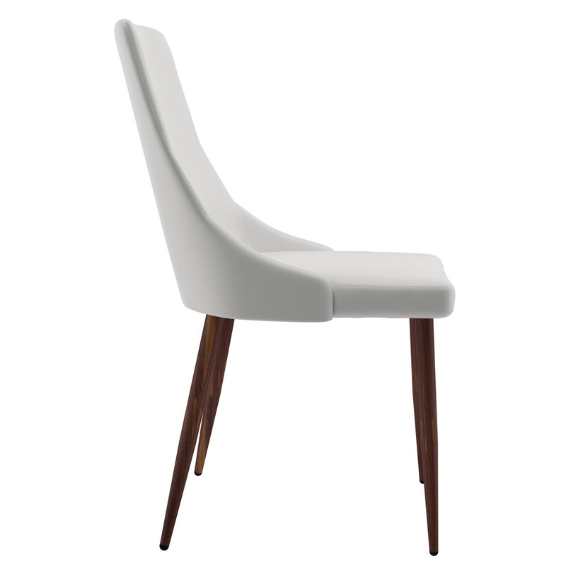 Cora Dining Chair, Faux Leather, Set Of 2