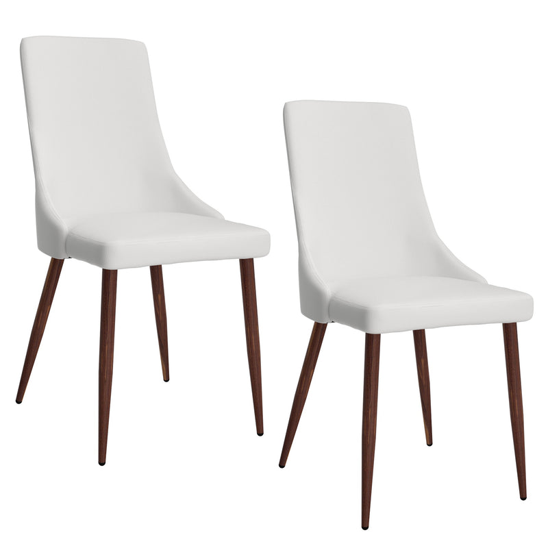 Cora Dining Chair, Faux Leather, Set Of 2
