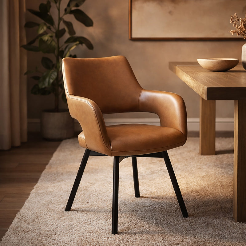 Swivel Dining/accent Chair, Set Of 2