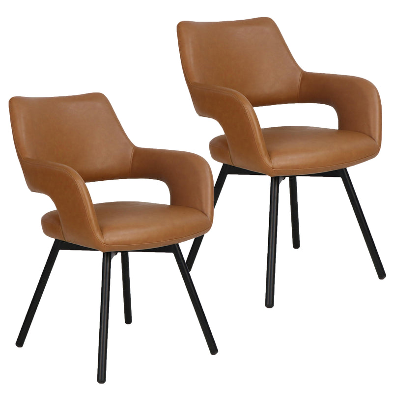 Swivel Dining/accent Chair, Set Of 2