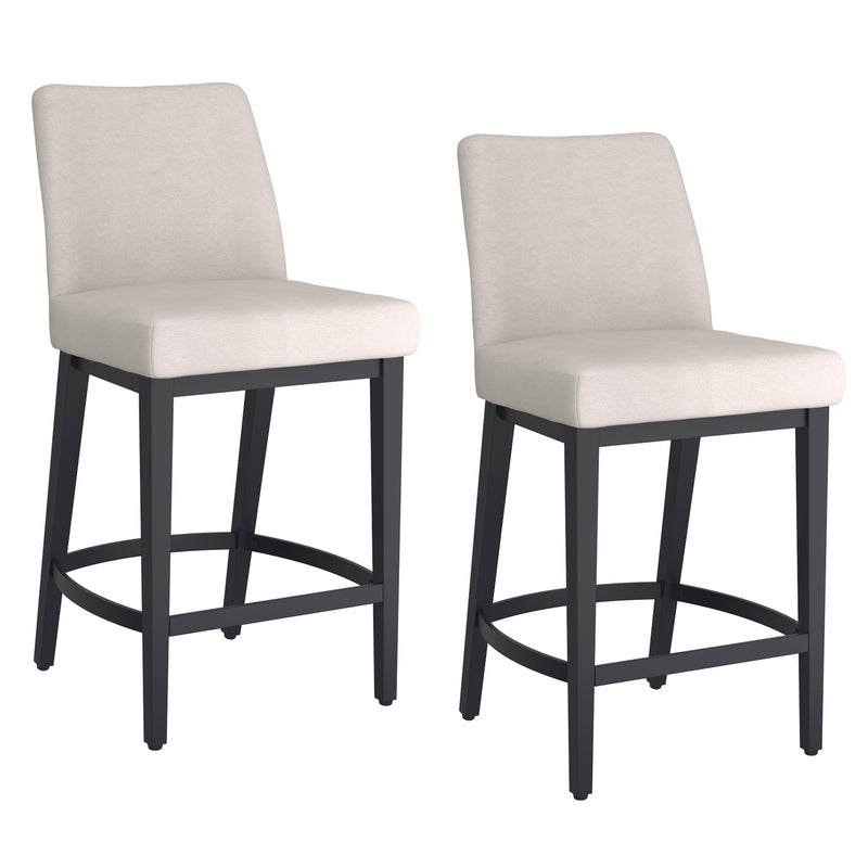 Jace 26" Counter Stool, Fabric, Set Of 2