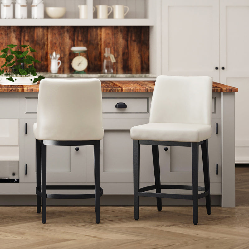 Jace 26" Counter Stool,pu, Set Of 2