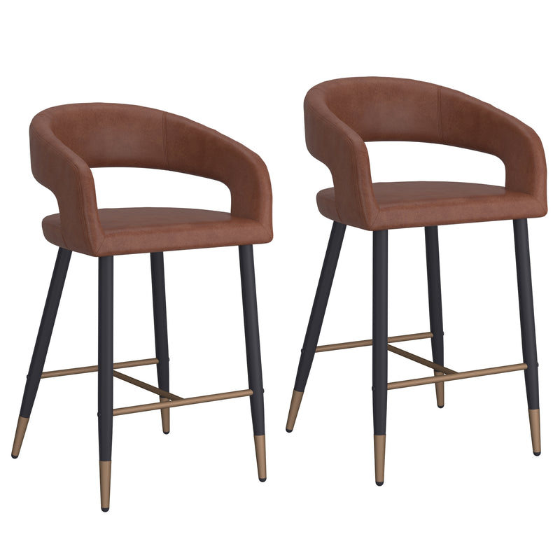 Crimson 26" Counter Stool, Set Of 2