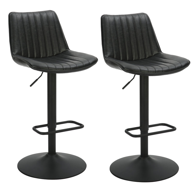Kosi Adjustable Air-lift Stool, Set Of 2