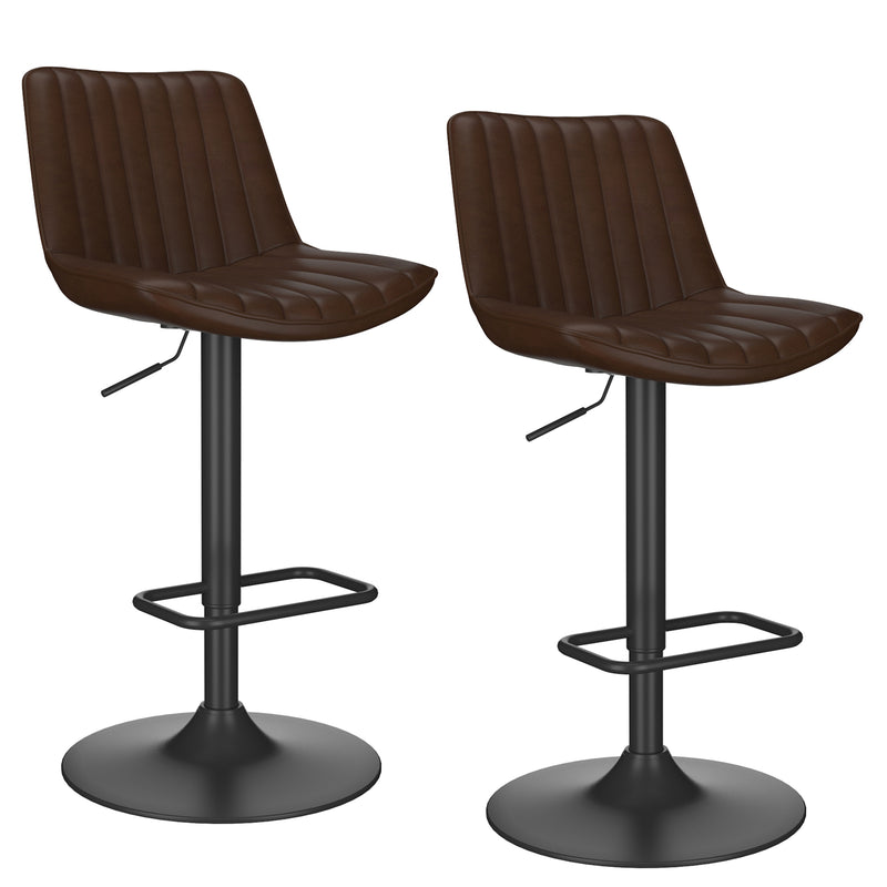 Kosi Adjustable Air-lift Stool, Set Of 2