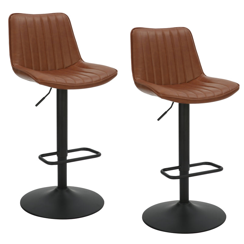 Kosi Adjustable Air-lift Stool, Set Of 2