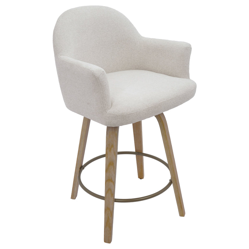 Torra 26" Counter Stool W/swivel, Set Of 2