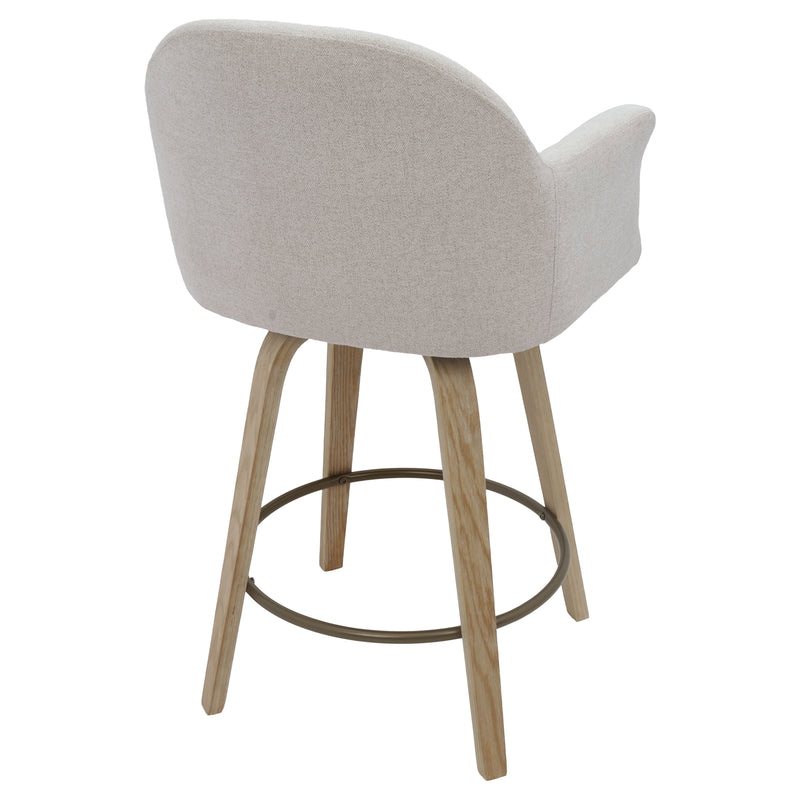 Torra 26" Counter Stool W/swivel, Set Of 2