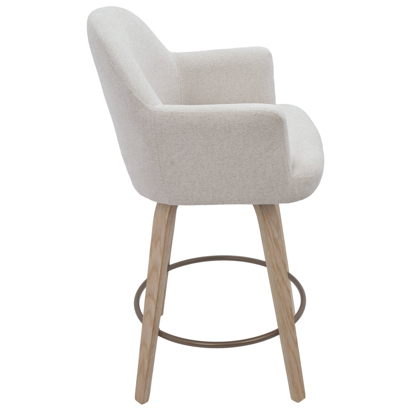 Torra 26" Counter Stool W/swivel, Set Of 2
