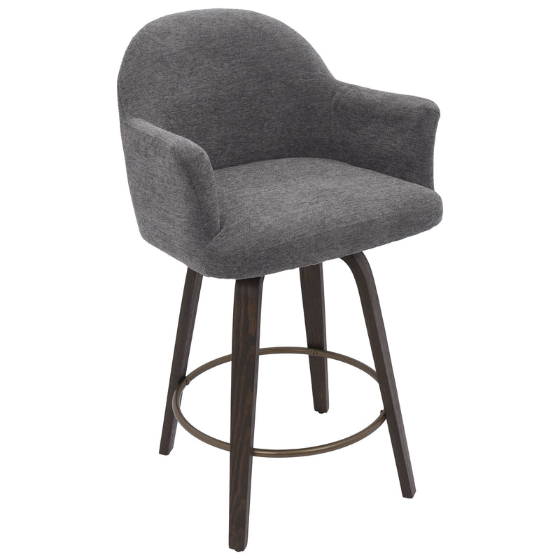 Torra 26" Counter Stool W/swivel, Set Of 2