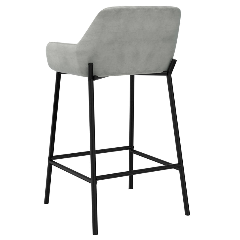 Baily 26" Counter Stool, Velvet, Set Of 2