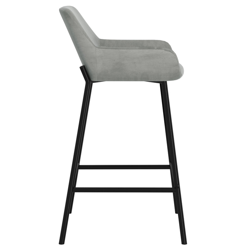 Baily 26" Counter Stool, Velvet, Set Of 2