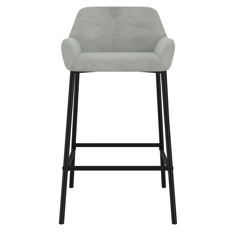 Baily 26" Counter Stool, Velvet, Set Of 2