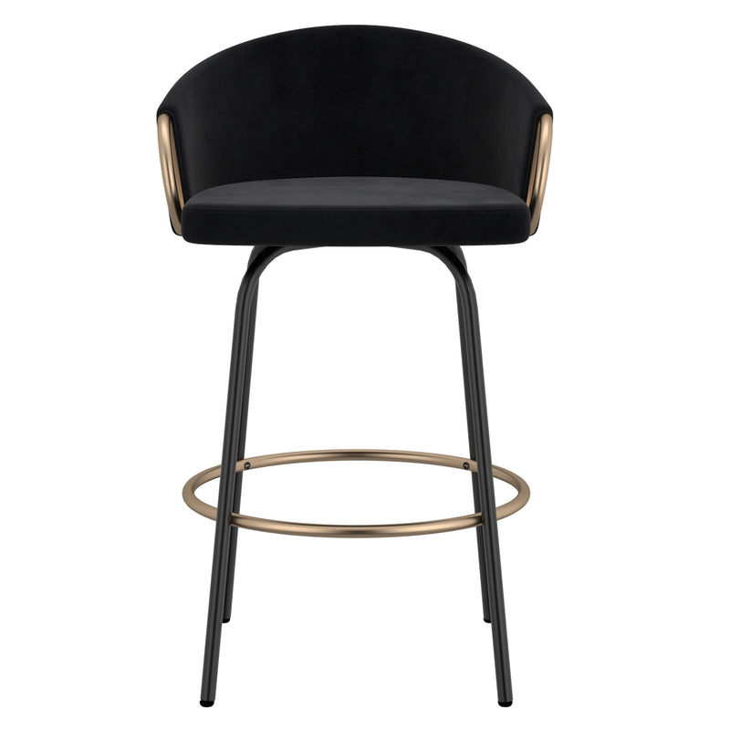 Lavo 26" Counter Stool W/swivel, Set Of 2