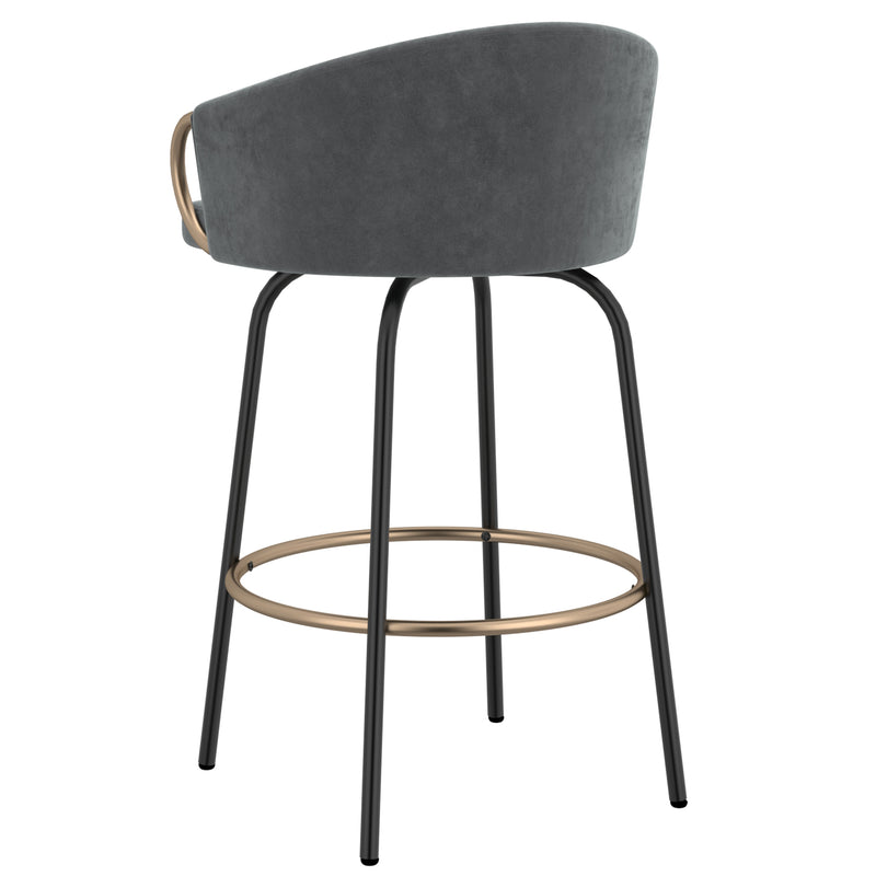 Lavo 26" Counter Stool W/swivel, Set Of 2