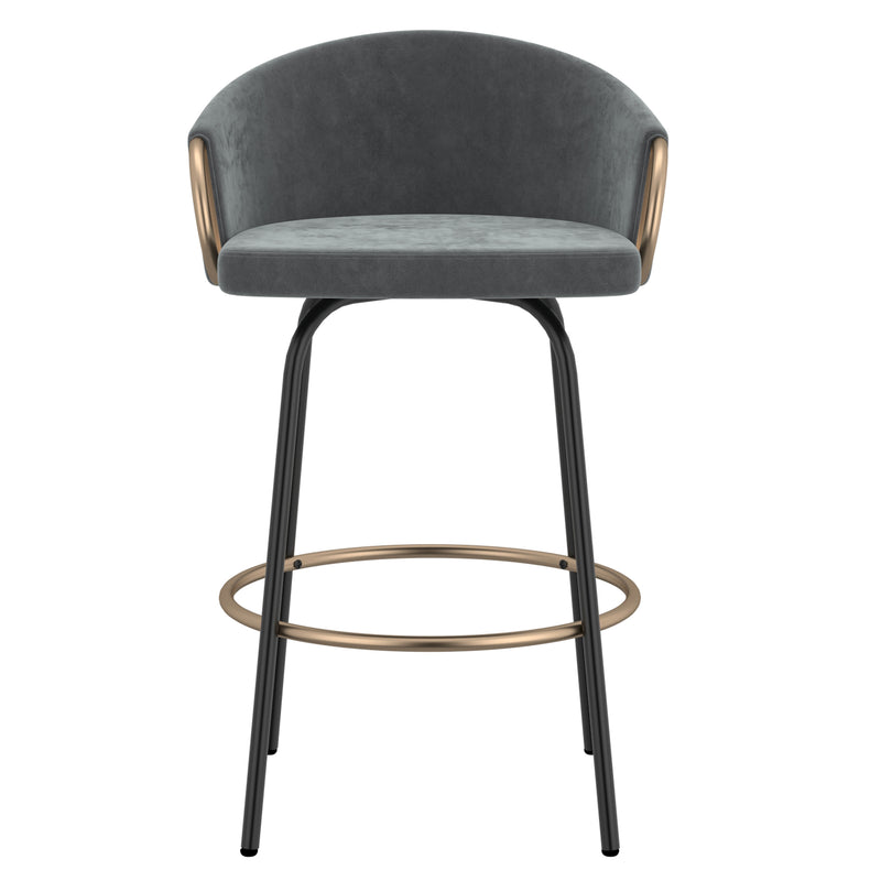 Lavo 26" Counter Stool W/swivel, Set Of 2