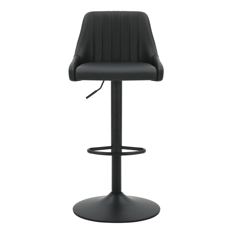 Kron Air-lift Stool, Faux Leather, Set Of 2