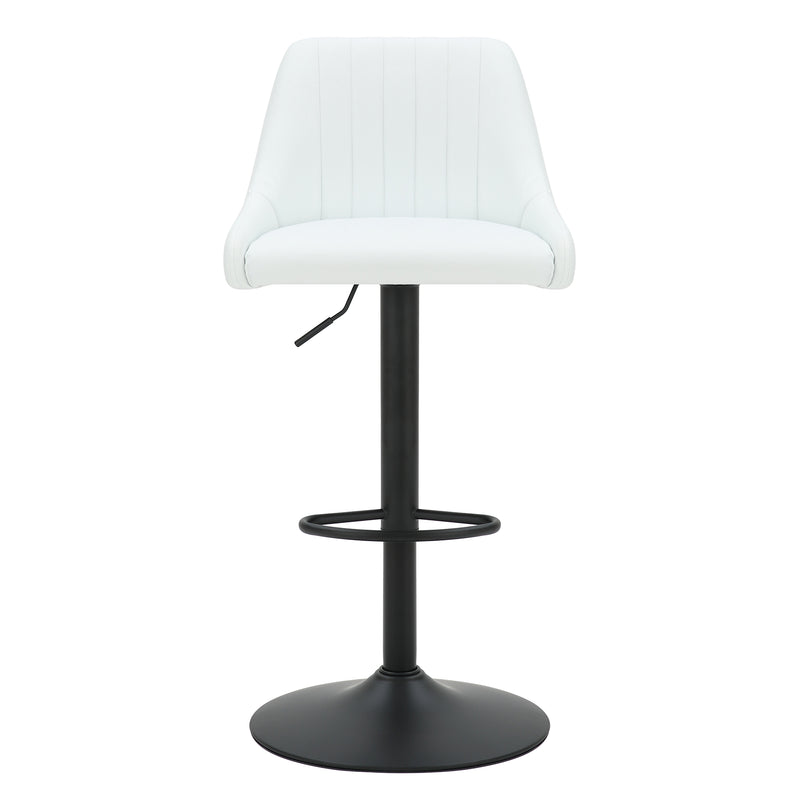 Kron Air-lift Stool, Faux Leather, Set Of 2