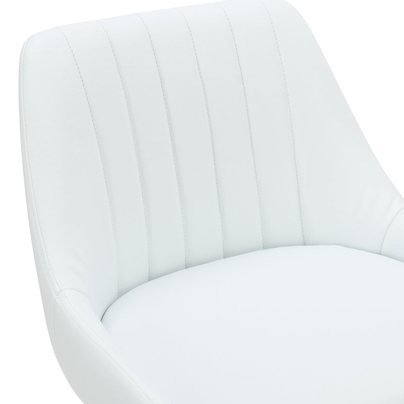 Kron Air-lift Stool, Faux Leather, Set Of 2