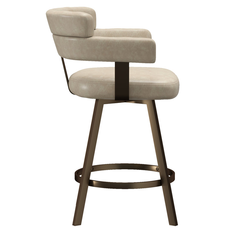 Oberon 26" Counter Stool W/swivel, Set Of 2