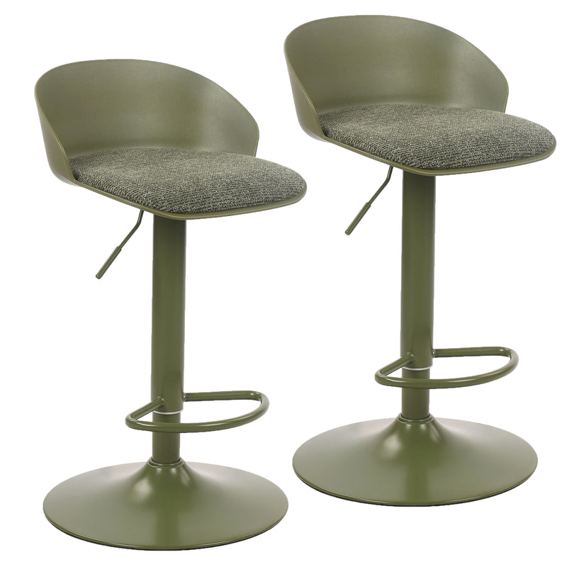 Mabel Adjustable Air-lift Stool, Set Of 2