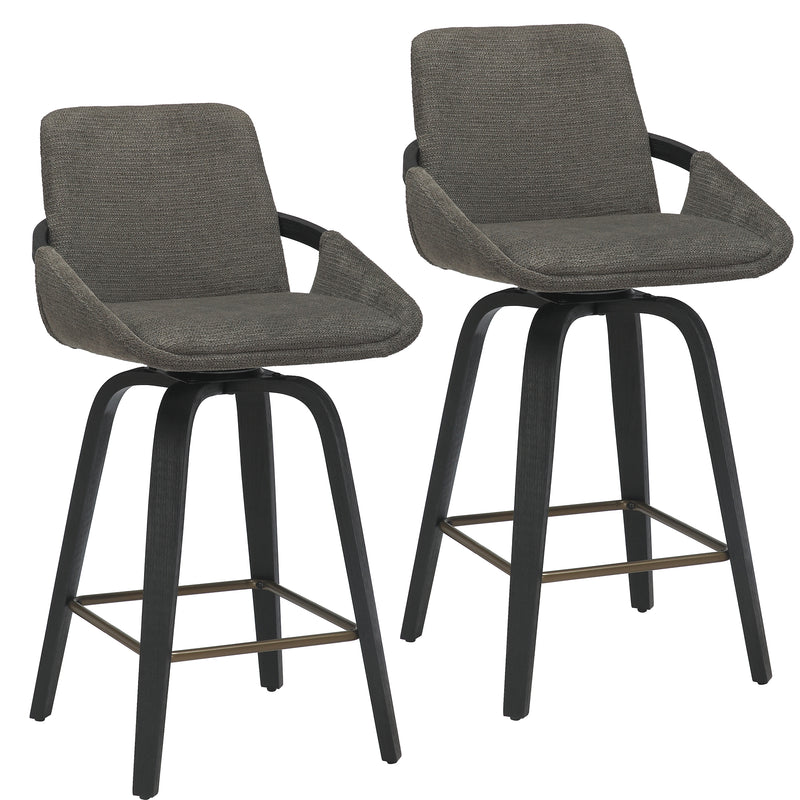 Parker 26" Counter Stool W/swivel, Set Of 2