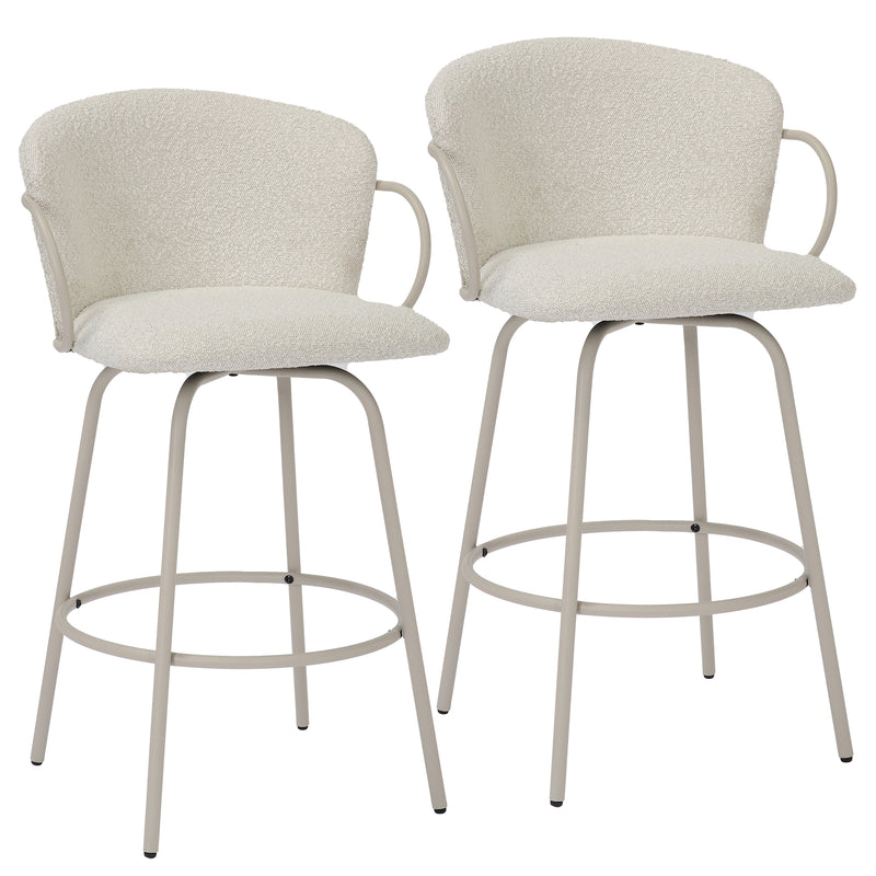 Kalani 26" Counter Stool W/swivel, Set Of 2