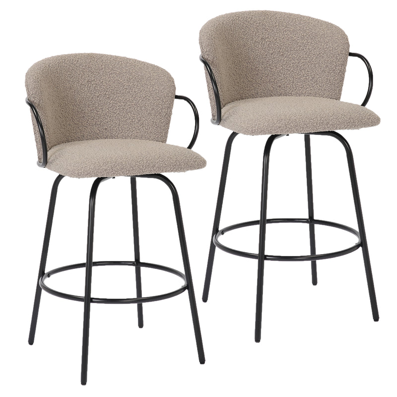 Kalani 26" Counter Stool W/swivel, Set Of 2