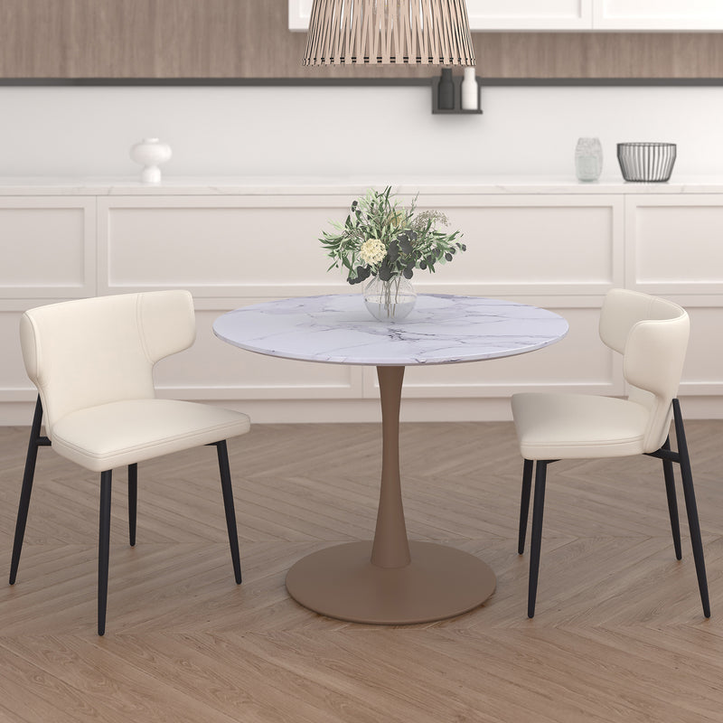Zilo Small Gd 3pc Dining Set