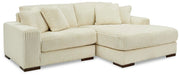Lindyn Sectionals 2-Piece Sectional with Chaise (21104S4) Ivory