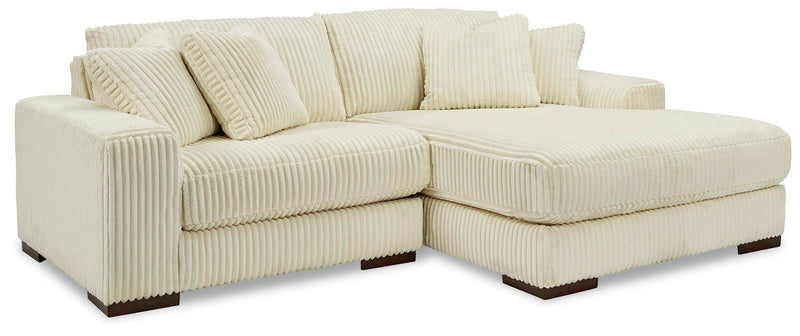 Lindyn Sectionals 2-Piece Sectional with Chaise (21104S4) Ivory