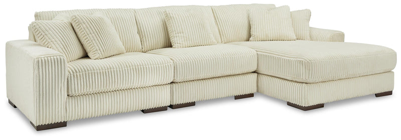 Lindyn Sectionals 3-Piece Sectional with Chaise Ivory