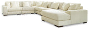 Lindyn Sectionals 6-Piece Sectional with Chaise (21104S19) Ivory