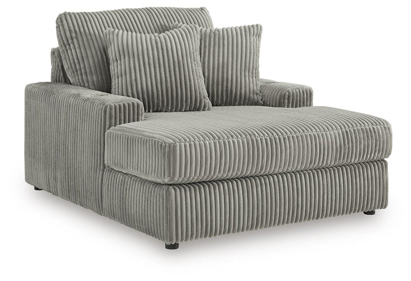 Lindyn Living Room Chairs Chaise Fog