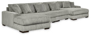 Lindyn 4-Piece Sectional with Double Chaise Default Title