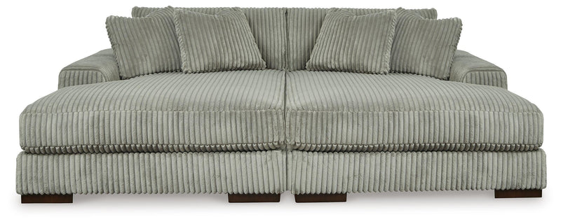 Lindyn Sectionals Super Chaise Fog