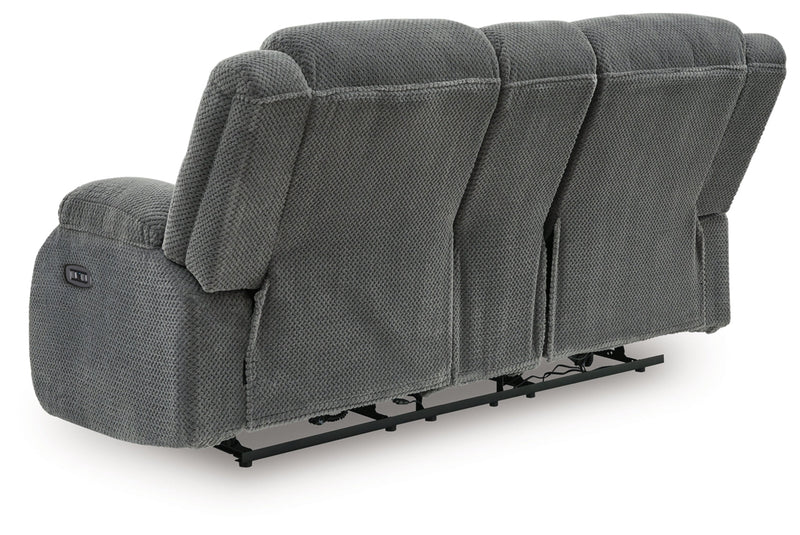 Greely Bend DBL Reclining Power Loveseat w/Console