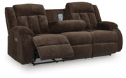Observation REC PWR Sofa w/Drop Down Reclining Sofas Chocolate