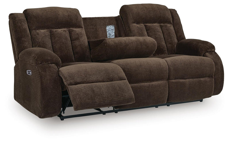 Observation REC PWR Sofa w/Drop Down Reclining Sofas Chocolate
