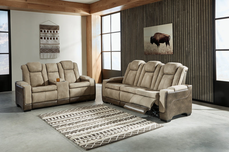 Next-Gen DuraPella Living Room Set Sand Sofa and Loveseat (v4)
