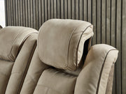 Next-Gen Durapella Power Reclining Loveseat/Console/Adjustable Headrest