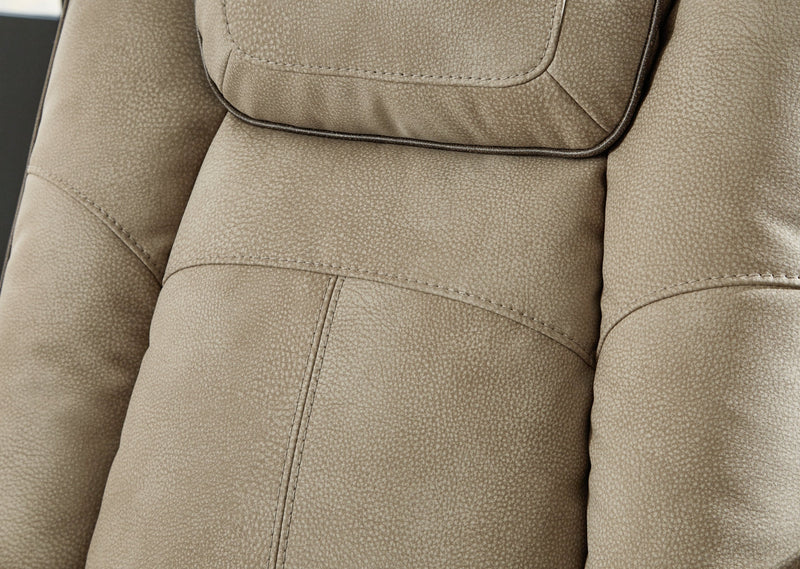 Next-Gen Durapella Power Reclining Sofa with Adjustable Headrest