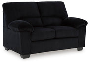 SimpleJoy Loveseats Onyx