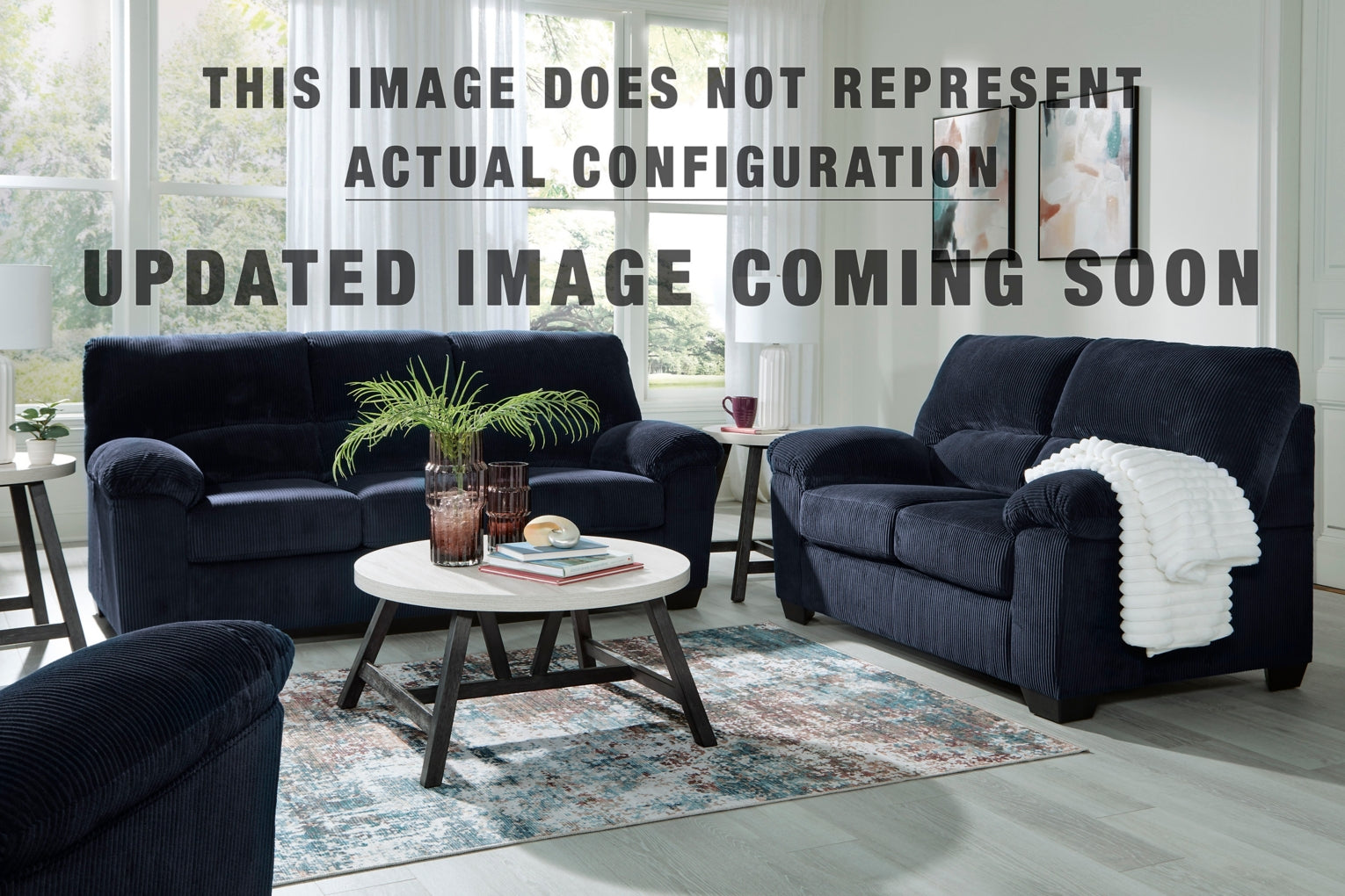 SimpleJoy Super Chaise Living Room Set