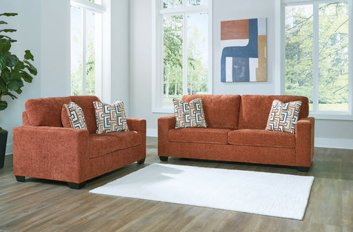 Aviemore Living Room Set Spice Sofa and Loveseat