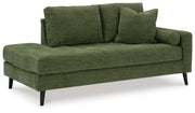 Bixler Living Room Chairs Right-Arm Facing Corner Chaise Olive