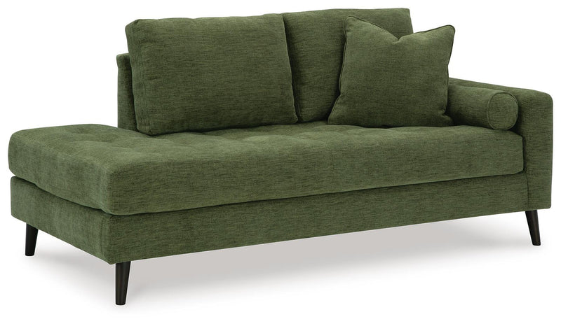 Bixler Living Room Chairs Right-Arm Facing Corner Chaise Olive